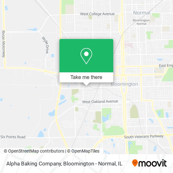 Mapa de Alpha Baking Company