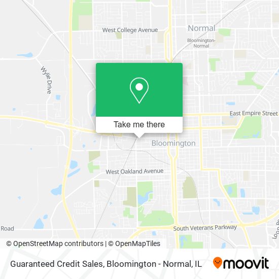 Mapa de Guaranteed Credit Sales