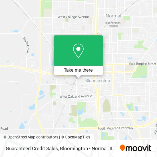 Mapa de Guaranteed Credit Sales