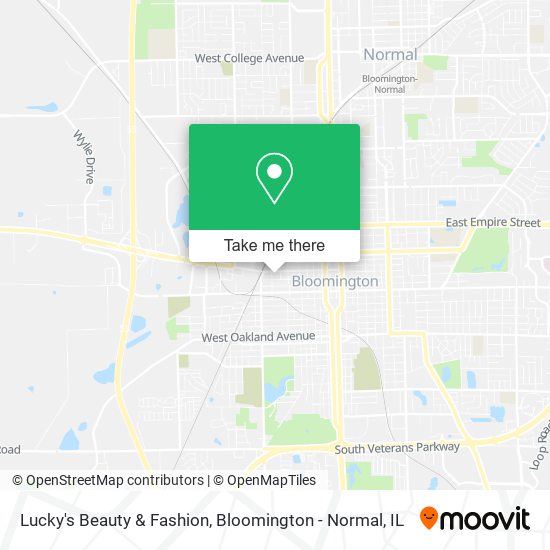 Lucky's Beauty & Fashion map