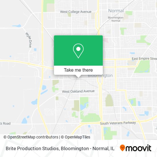 Brite Production Studios map