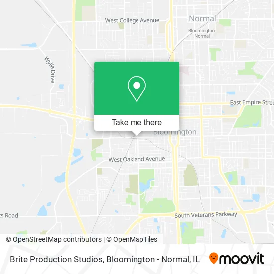 Mapa de Brite Production Studios