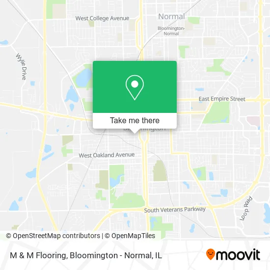 Mapa de M & M Flooring