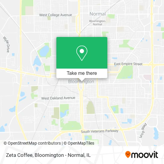 Zeta Coffee map