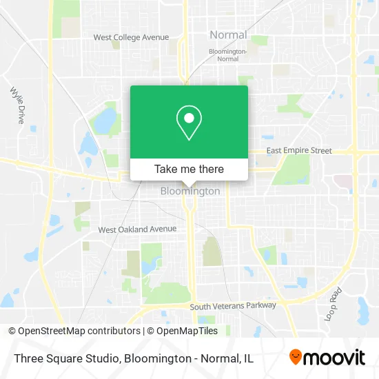 Three Square Studio map