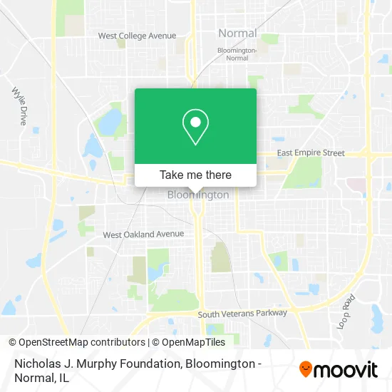 Nicholas J. Murphy Foundation map