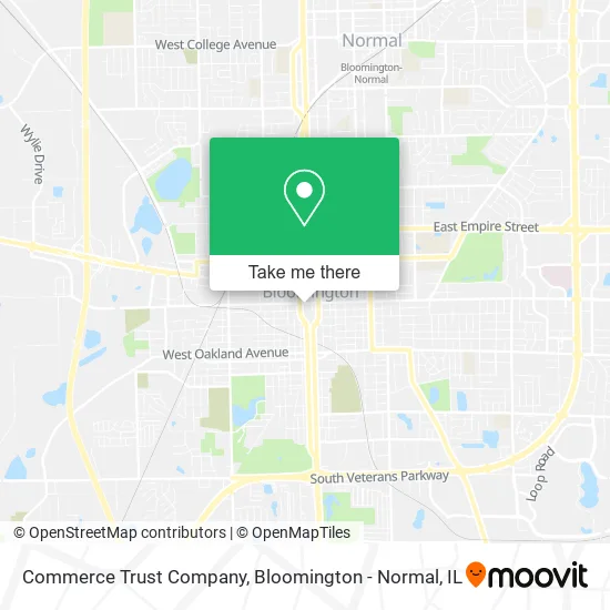 Commerce Trust Company map