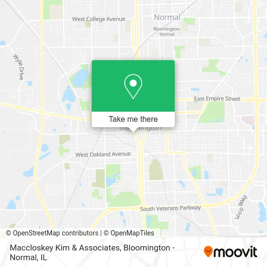 Maccloskey Kim & Associates map