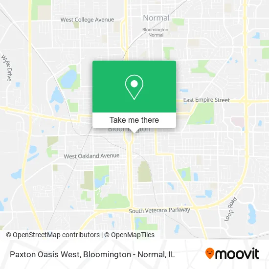 Paxton Oasis West map
