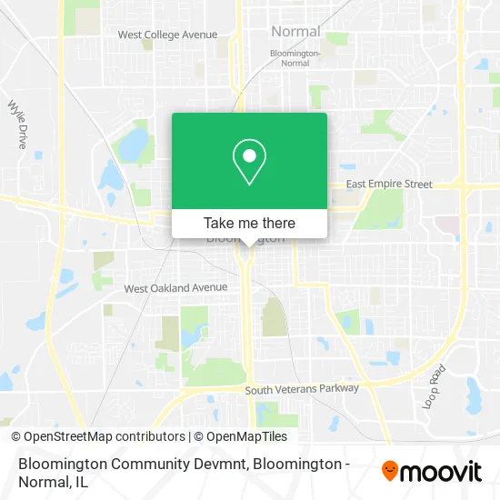 Bloomington Community Devmnt map