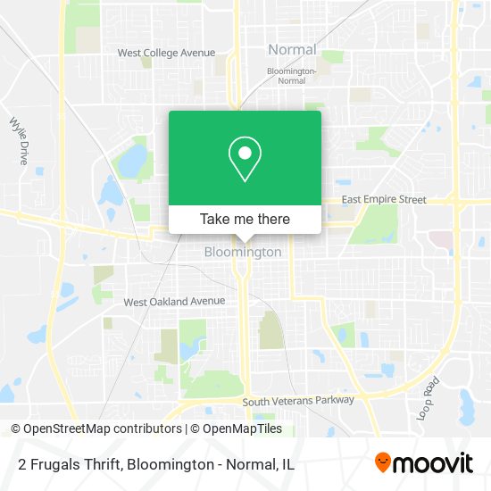 2 Frugals Thrift map