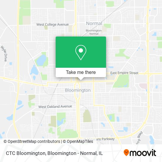 CTC Bloomington map