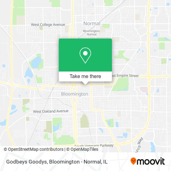 Godbeys Goodys map