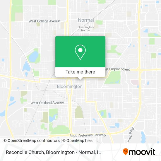 Reconcile Church map