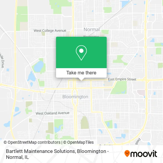 Bartlett Maintenance Solutions map