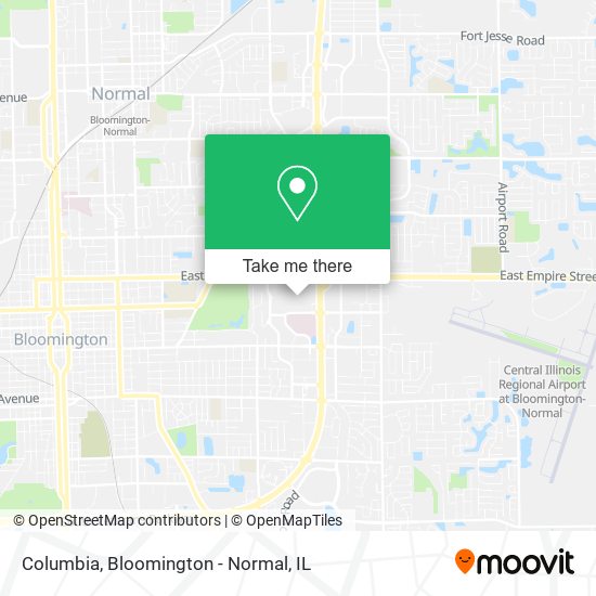 Columbia map