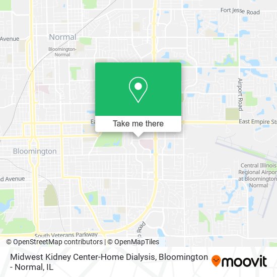 Midwest Kidney Center-Home Dialysis map