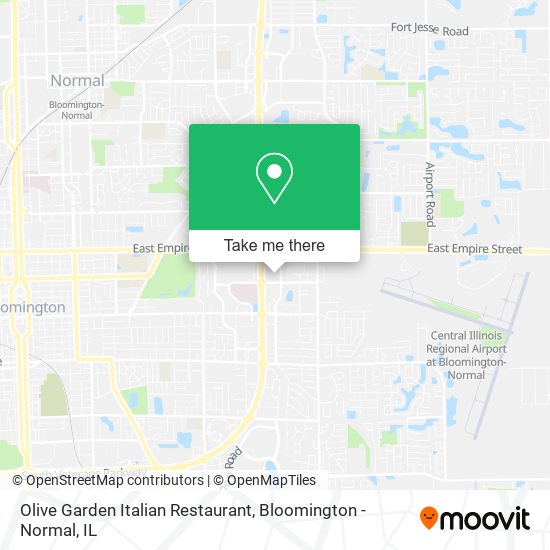 Mapa de Olive Garden Italian Restaurant