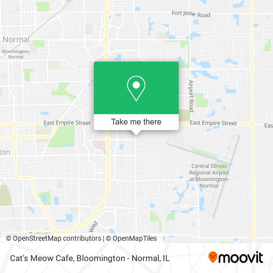 Cat's Meow Cafe map