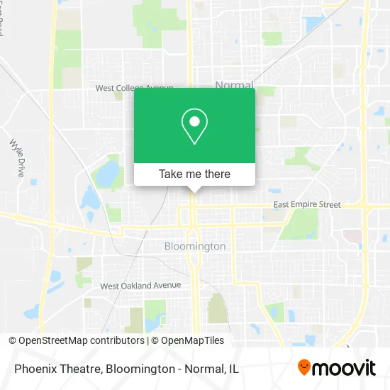 Phoenix Theatre map