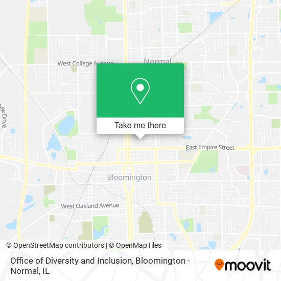 Office of Diversity and Inclusion map