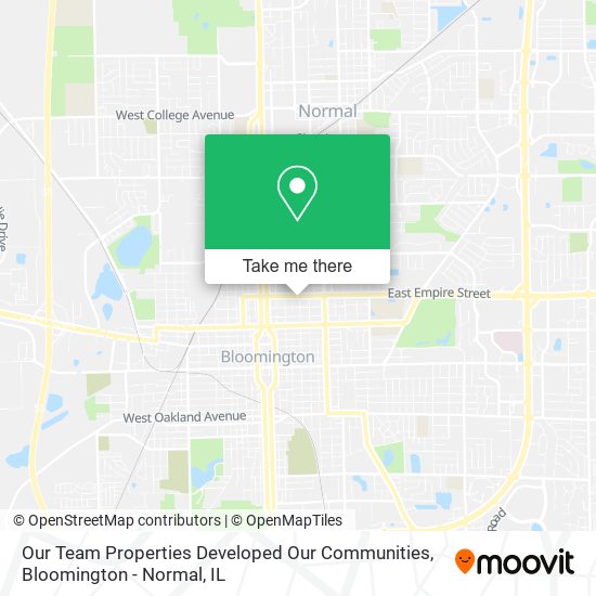 Our Team Properties Developed Our Communities map