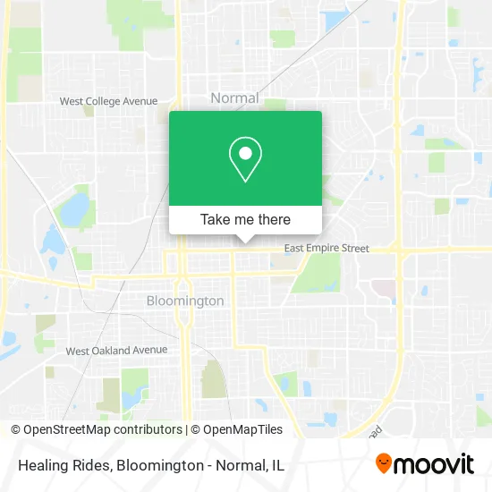 Healing Rides map