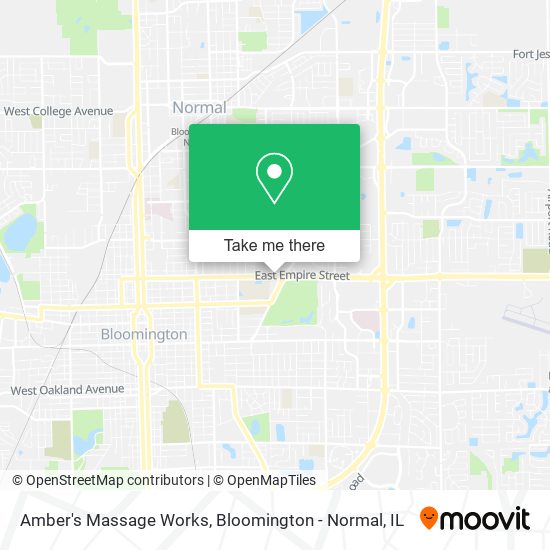 Mapa de Amber's Massage Works