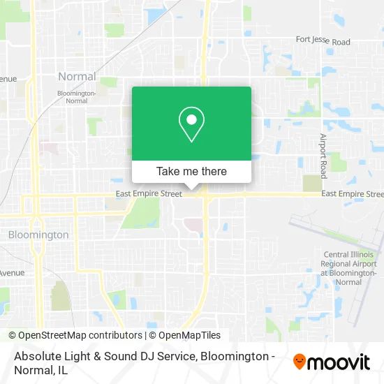 Absolute Light & Sound DJ Service map