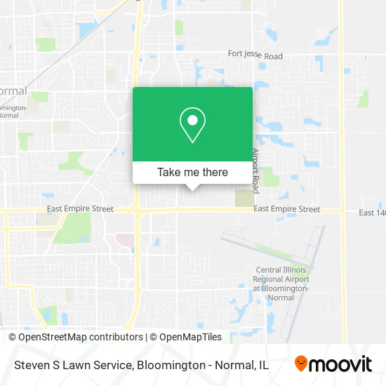 Steven S Lawn Service map