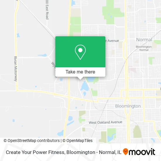Mapa de Create Your Power Fitness