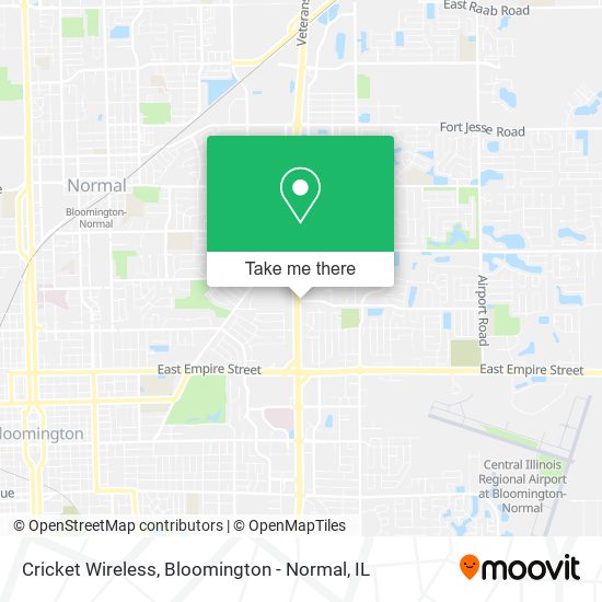 Cricket Wireless map