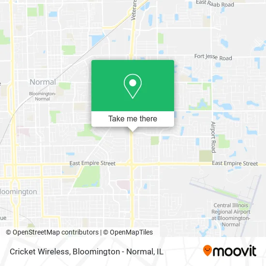 Cricket Wireless map