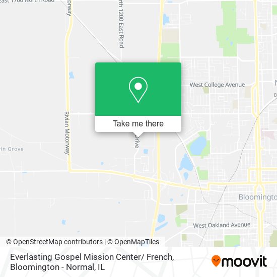 Everlasting Gospel Mission Center/ French map