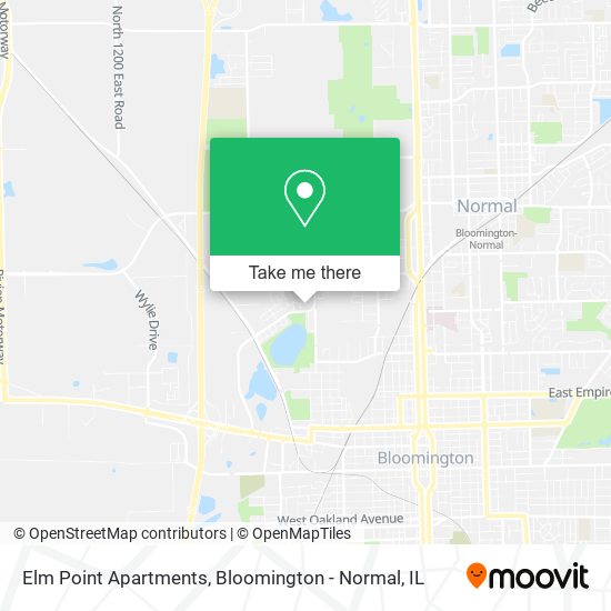 Elm Point Apartments map