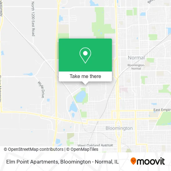Elm Point Apartments map