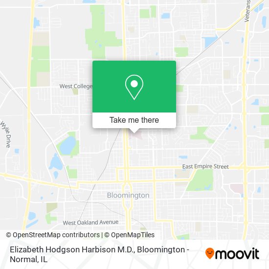Mapa de Elizabeth Hodgson Harbison M.D.