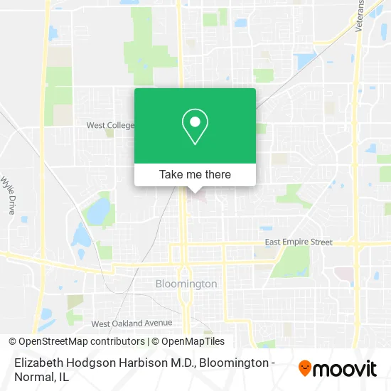 Elizabeth Hodgson Harbison M.D. map