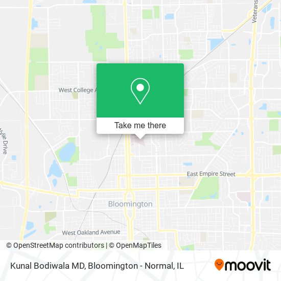 Mapa de Kunal Bodiwala MD