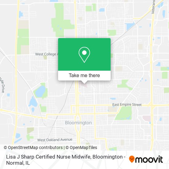 Lisa J Sharp Certified Nurse Midwife map