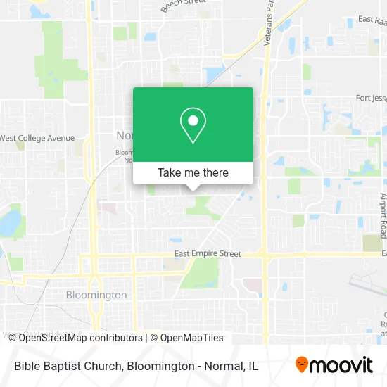 Bible Baptist Church map
