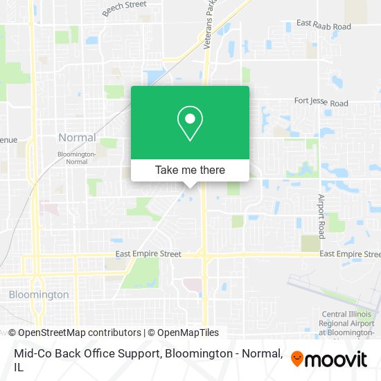 Mapa de Mid-Co Back Office Support