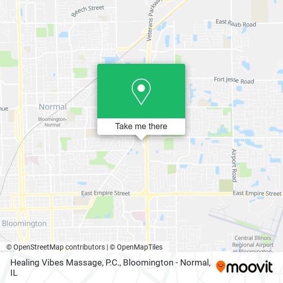 Mapa de Healing Vibes Massage, P.C.