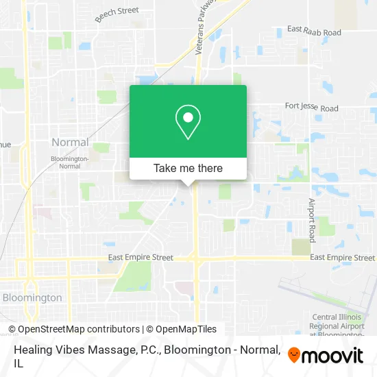 Healing Vibes Massage, P.C. map