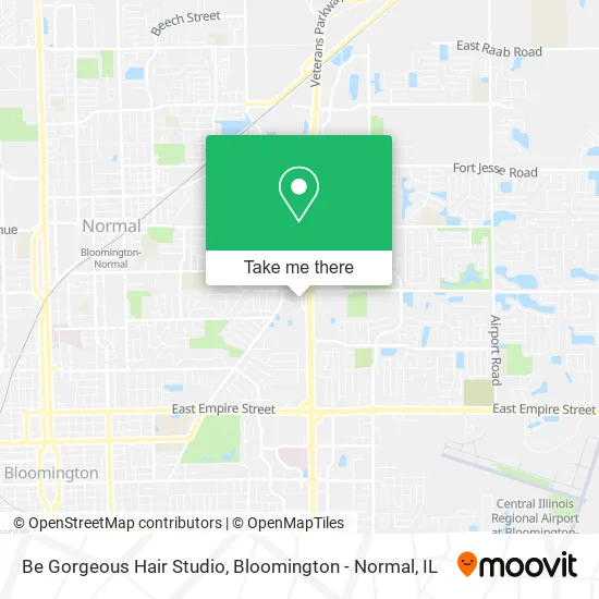 Be Gorgeous Hair Studio map