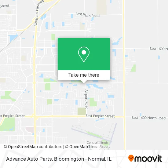 Advance Auto Parts map