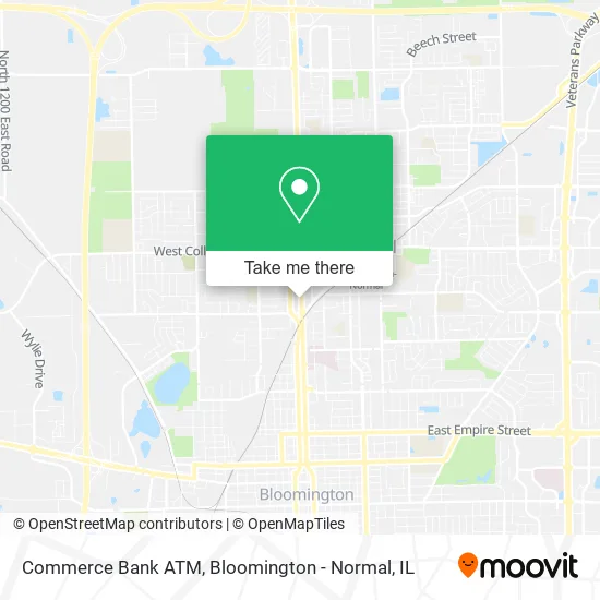 Commerce Bank ATM map