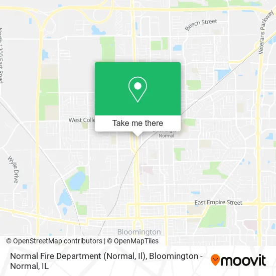 Normal Fire Department (Normal, Il) map