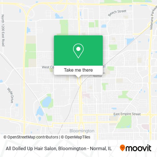 Mapa de All Dolled Up Hair Salon