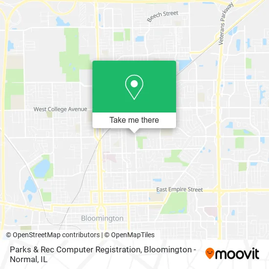 Parks & Rec Computer Registration map